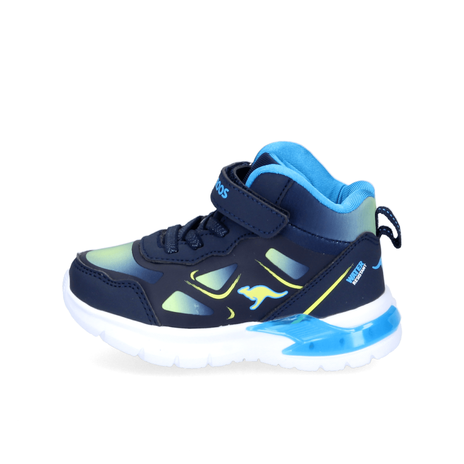 Blauer Sneaker High für Jungen von KangaROOS mit Klettverschluss