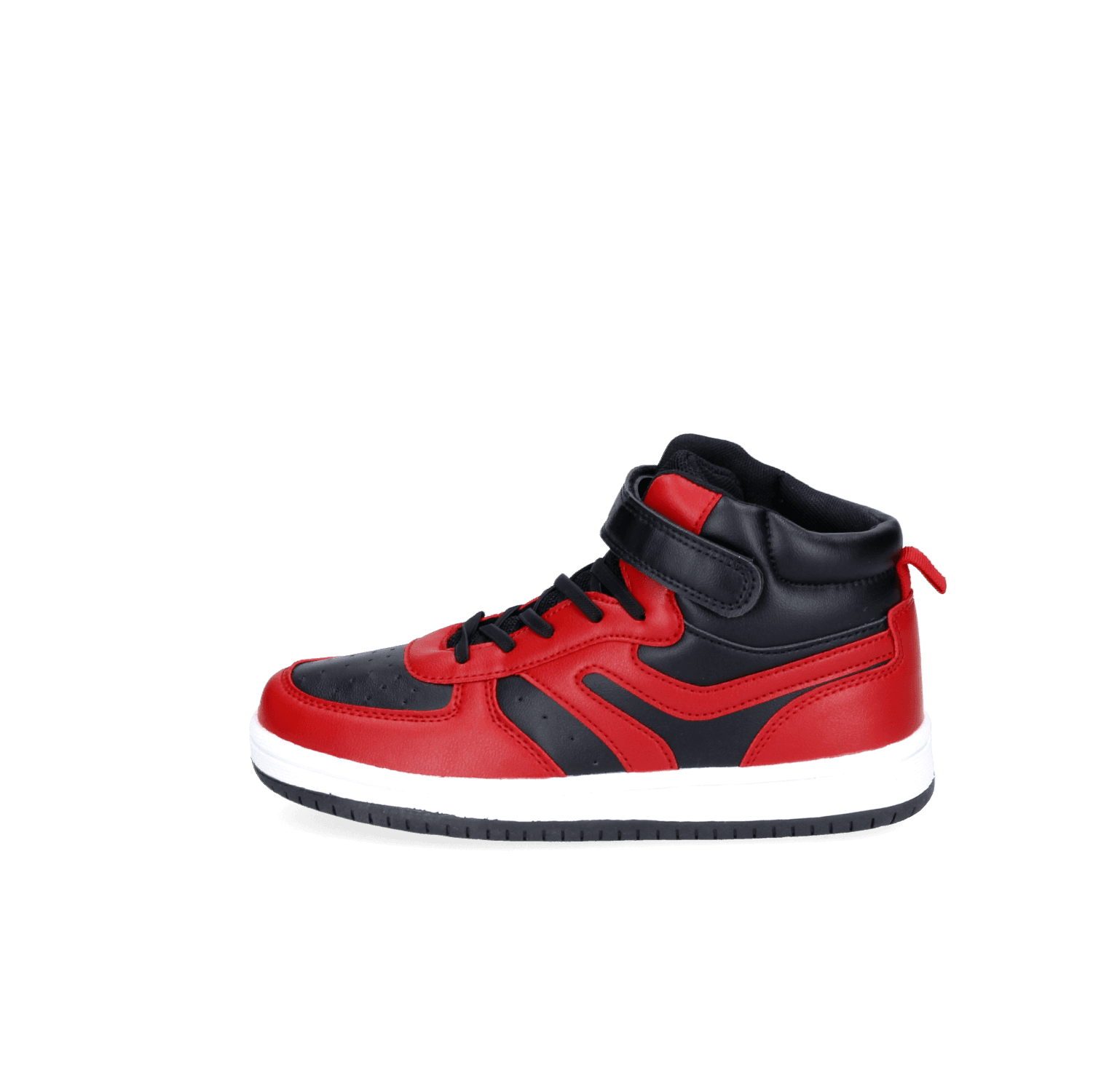 DooDogs High-Top Sneaker in rot und schwarz für Jungen